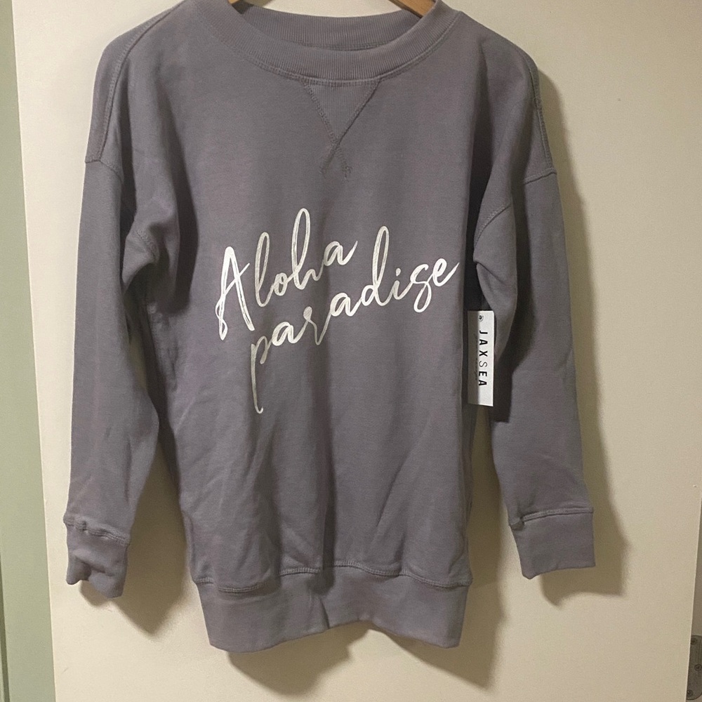 NWT Jax Sea Aloha Paradise Crewneck Sweatshirt. Small